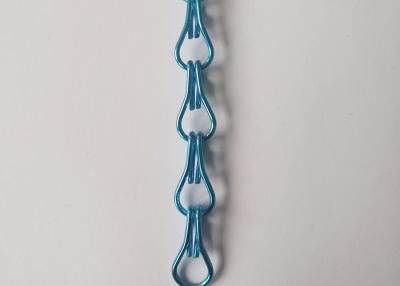 중국 2.0mm Metal Double Hook Chain Link Door Screen Wear Resistance 판매용