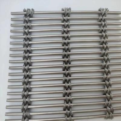 China Stainless Steel Wire Metal Mesh Interior Design Diameter 0.025-2mm twill weave à venda