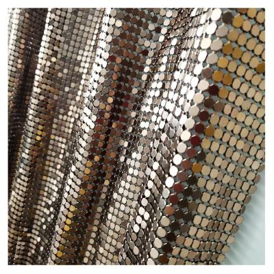 China Durable Metal Sequin Fabric With Customizable Wire Diameter 2-7mm en venta