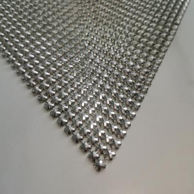 Κίνα Διακοσμητικές επένδυση Μεταλλικό Αλουμίνιο Sequins Ανεψυκτικό μεταλλικό πλέγμα ενδύματα προς πώληση