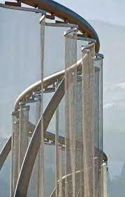 China Roestvrij staal decoratieve ketting ring mesh gordijn scherm gebouw buitenmuur Te koop