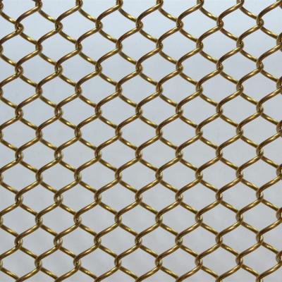 Chine OEM Stainless Steel Metal Coil Drapery Woven Wire Mesh Shower Curtain à vendre