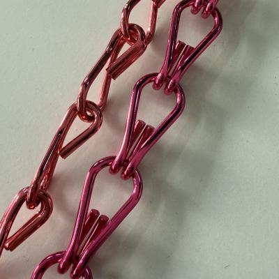 China Instalação fácil Esquena de mosca de cadeia de alumínio personalizada com tamanho de cortina personalizado e padrão personalizado à venda