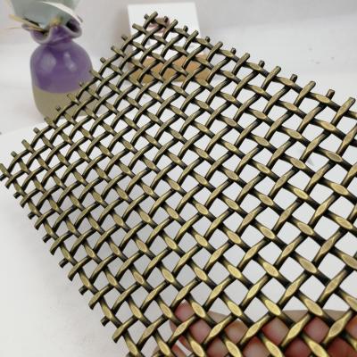 China Malha de arame tecido decorativa com passo de trama de 18mm, com óleo limpo e livre e plana Nos 1 for sale