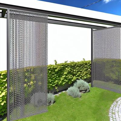 Κίνα Διακοσμητική κουρτίνα πλέγματος αλυσίδας αλουμινίου για σχεδιασμό κήπου & τοπίου προς πώληση
