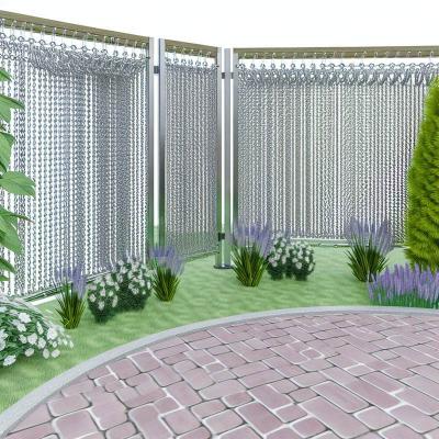 Κίνα Διακοσμητική κουρτίνα πλέγματος αλυσίδας αλουμινίου για σχεδιασμό κήπου & τοπίου προς πώληση