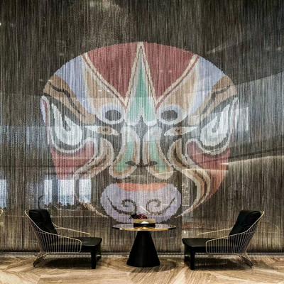 China Custom Curtain Pattern Chain Fly Screen for Superior Insect Control for sale