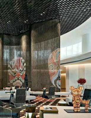 China Custom Curtain Pattern Chain Fly Screen for Superior Insect Control for sale