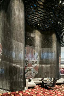 China Custom Curtain Pattern Chain Fly Screen for Superior Insect Control for sale