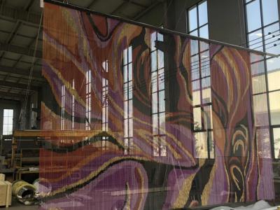 China 24mm Chain Distance Aluminium Chain Fly Screen for Customized Curtain Patterns for sale