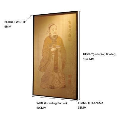 중국 사용자 정의 빛 & 그림자 금속 젤리 벽화 예술 초상화 장식판 판매용