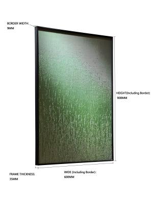 Cina Decorazione da parete artistica in metallo intrecciato ispirata alla natura con luci e ombre in vendita
