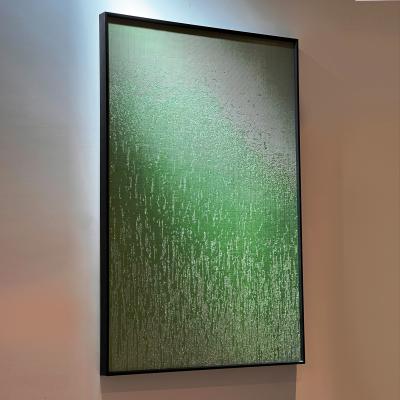 Cina Decorazione da parete artistica in metallo intrecciato ispirata alla natura con luci e ombre in vendita