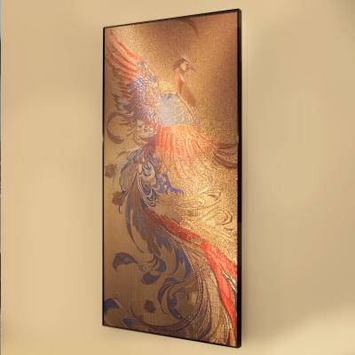 China Artistieke Metal Mesh Feature Wall - Aangepaste Phoenix-interieurdecoratie Te koop