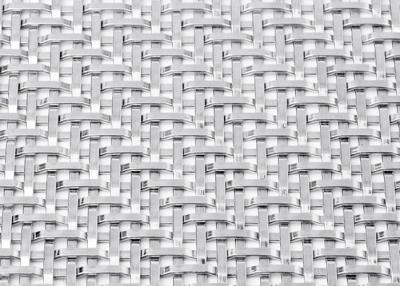 China Painéis tecidos lisos de aço inoxidável da fachada do metal para a rede de arame tecida arquitetónica à venda