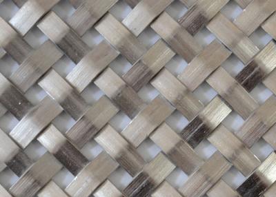China SHUOLONG Architectural Woven Wire Mesh XY 712X Flat Metal Mesh Panels Fireproof for sale