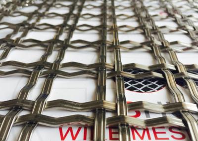 China Double Flat Woven Wire Mesh Sizes Stainless Steel Decorative Screen Anti Alkali for sale