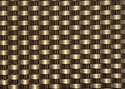 China PVD Decorative Restaurants Architectural Metal Mesh Panel 11.8kgs/M2 for sale
