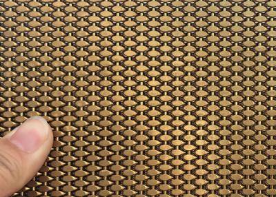 China Anti Bronze Wall Coverings Rigid Wire Mesh Panels Anti Erosion 3.2mm Thick for sale