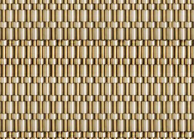 China 3×6m Architectural Metal Mesh Panels 0% Area for sale