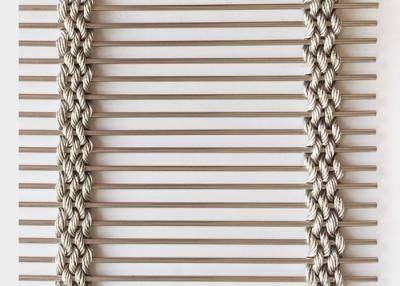 China Weave 7mm Stainless Steel Architectural Mesh Building Facade Metal Mesh Curtain for sale
