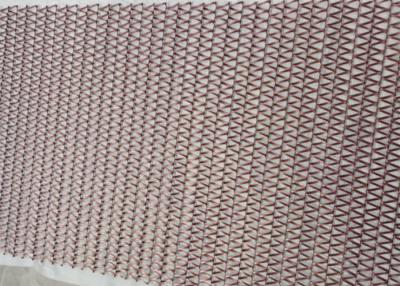 中国 36mの金属の織り方の螺線形の金網のコンベヤーの装飾の正面 販売のため