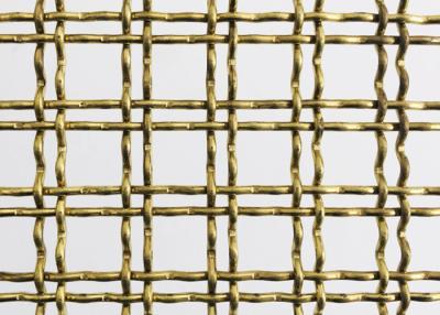China Malla de alambre prensada doble de cobre amarillo 5m m 4×8 en venta