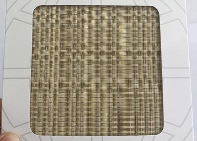 China OEM 100m Gold Copper Wire Mesh Screen UV REsistant for sale