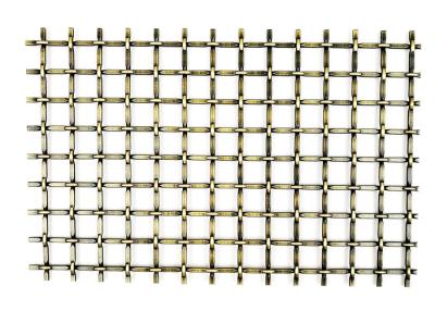 China 316 Stainless Steel Decorative Metal Mesh Sheets 2''X2'' 8ft Length for sale