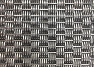 China Rigid Architectural Woven Wire Mesh Panels Stainless Steel Eco 4.9mm Thick for sale