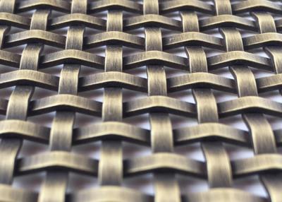 China Het rode Traliewerk Mesh Interior Design Anti Alkaline van het Koperstaal 20m Dikke 2.5mm Te koop