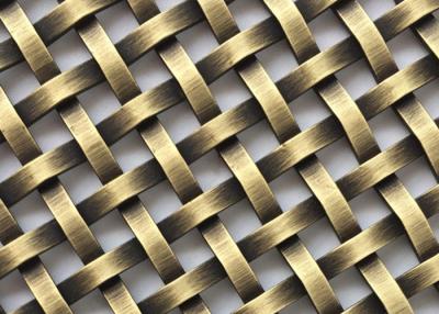 China Het rode Traliewerk Mesh Interior Design Anti Alkaline van het Koperstaal 20m Dikke 2.5mm Te koop