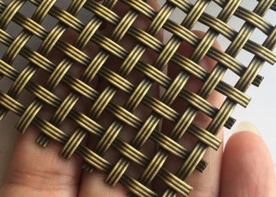 China 3.2mm ODM Decoratief Metaal Geplateerd Mesh Screen Wire Grille Antique Te koop
