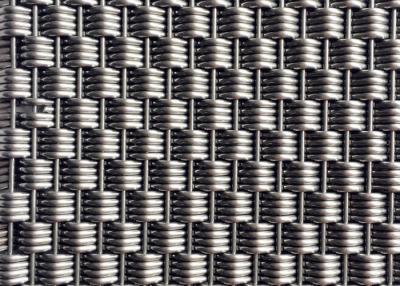 China Partitions Decorative Woven Wire Mesh Panels AISI 316L Natural Color for sale