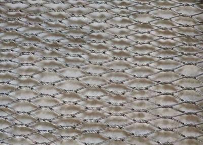 China 50x50mm Antirust Flexible Wire Mesh 1.6mm Dia Braided Wire Mesh Bird Screen for sale