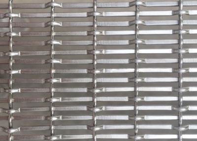 China 3mm Thick Stainless Steel Architectural Mesh Woven Wire Screen Space Dividers for sale