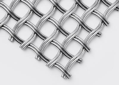 China Circular Mesh Shape Helical Stainless Steel Crimped Wire Mesh For Partitions for sale