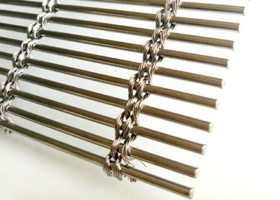 China Fio de aço inoxidável arquitetónico Mesh Cladding do cabo 1mmx4 do metal à venda