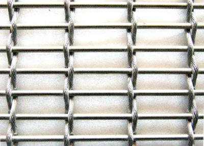 China Blind Elegance Metal Divider Decorative Woven Wire Mesh Crimped Architectural for sale