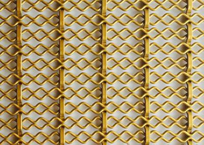China 4.5mm Facade Decorative Woven Wire Mesh 4.0m X 2.0m for sale