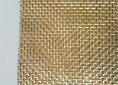 China Woven Metal Panels 3.2mm Stainless Steel Crimped Mesh For Cabinet Doors for sale