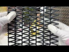 6m αργιλίου διακοσμητική σπειροειδής καλωδίων επεξεργασία επιφάνειας πλέγματος χρωματισμένη