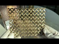 5ft πτυχωμένα κάγκελα 43,2% πλέγματος καλωδίων ανοξείδωτου διακοσμητικά ανοίγοντας περιοχή