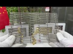 διακοσμητικό πλέγμα χάλυβα 10ft SUS SS430 για τις πόρτες γραφείου