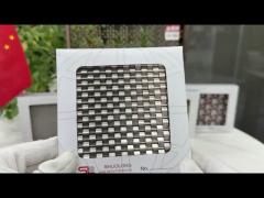 Αρχιτεκτονικό μέταλλο πλέγμα οθόνη διακόσμηση προσώπου λεία επιφάνεια