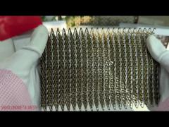 Ελεύθερη ζώνη πλέγματος μετάλλων λινού κυμάτων πλέγματος πλεγμένων καλωδίων πετρελαίου βιομηχανική