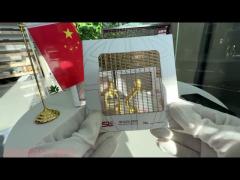 SS304 de Binnenlandse Draad Mesh Decorative Design 1.2mm van de glastussenlaag