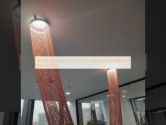 Sample Aluminum Chain Link Curtain High Durability and Easy to Install