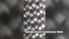 Boa flexibilidade rede arquitetônica de aço inoxidável com 2,5 mm x 4 de diâmetro de cabo