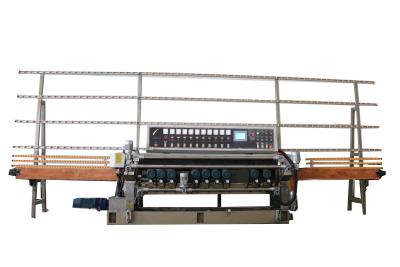 China 80*80*3mm Glass Edging Machine 10 Motor Automatic Beveling 21kw for sale